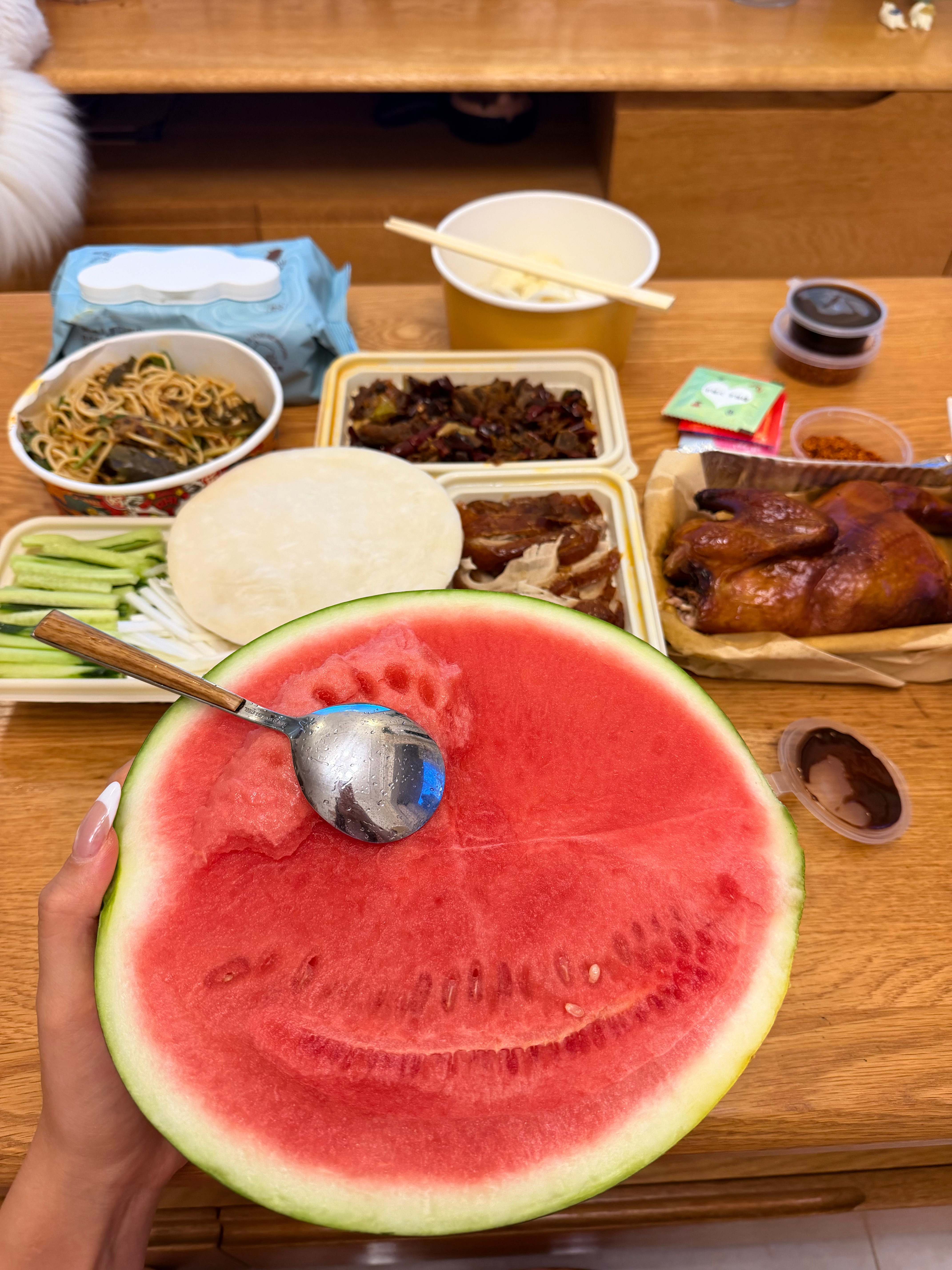 夏天的标配冰西瓜凉面我的日常plog