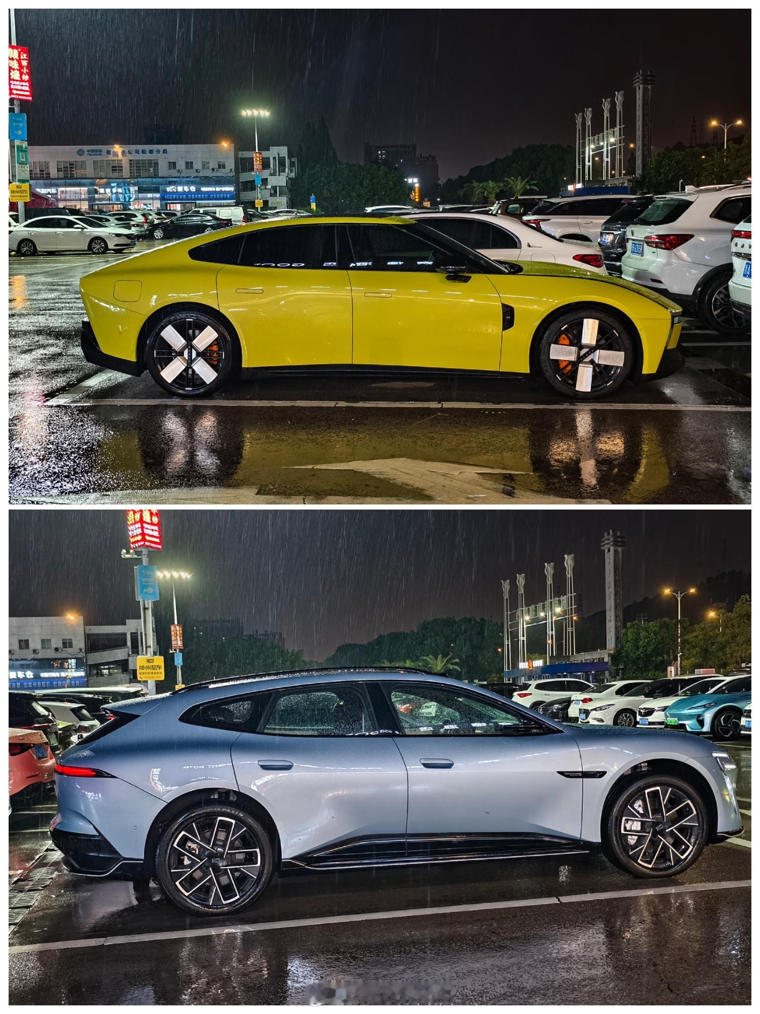 阿维塔06T🆚小鹏P7，你更喜欢哪个侧面？最近开着阿维塔06T到处跑，有一天下