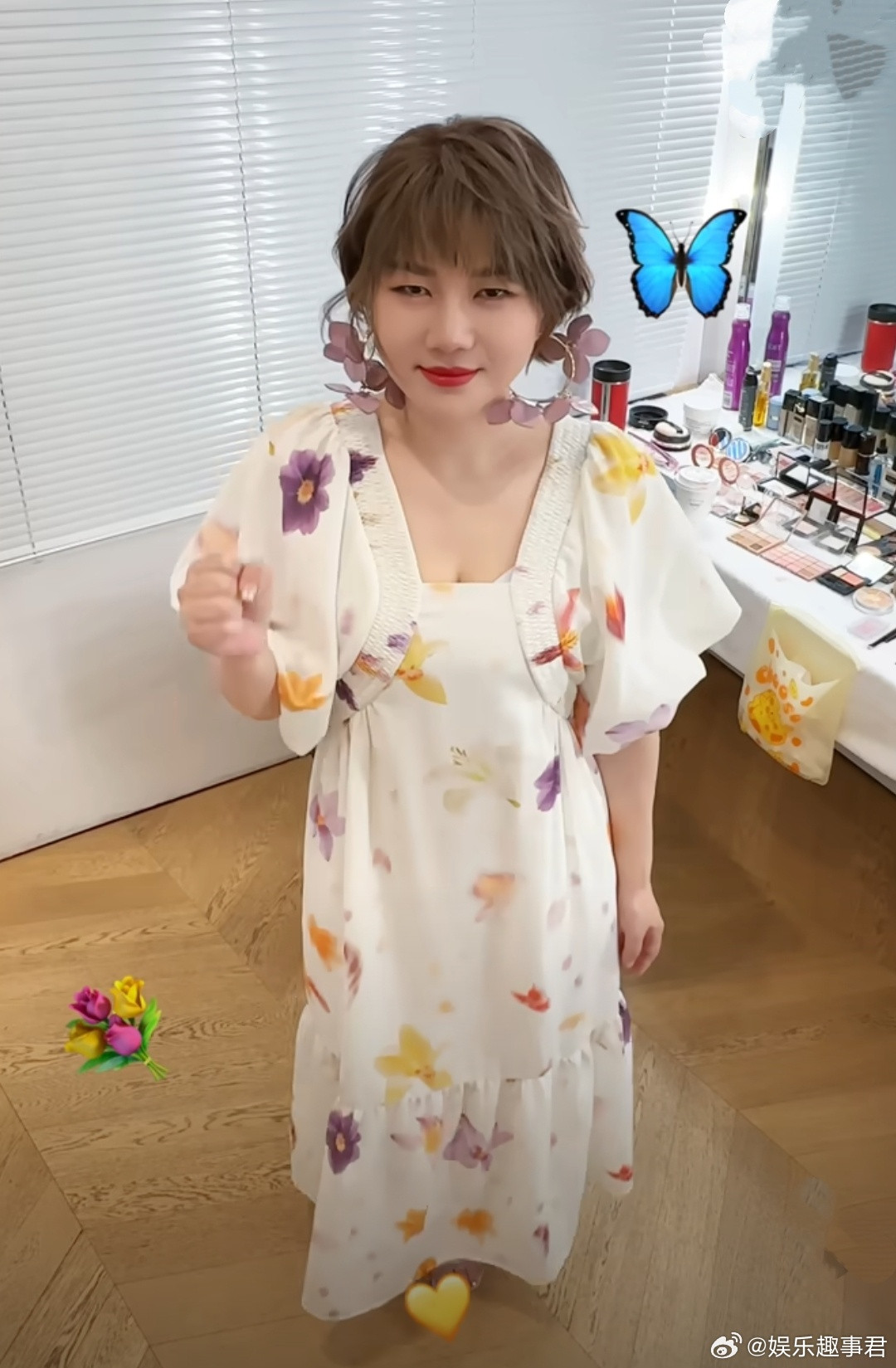 杨天真瘦成不穿大码女装的样子了杨天真瘦这太夸张了，差点没认出她来！​​​
