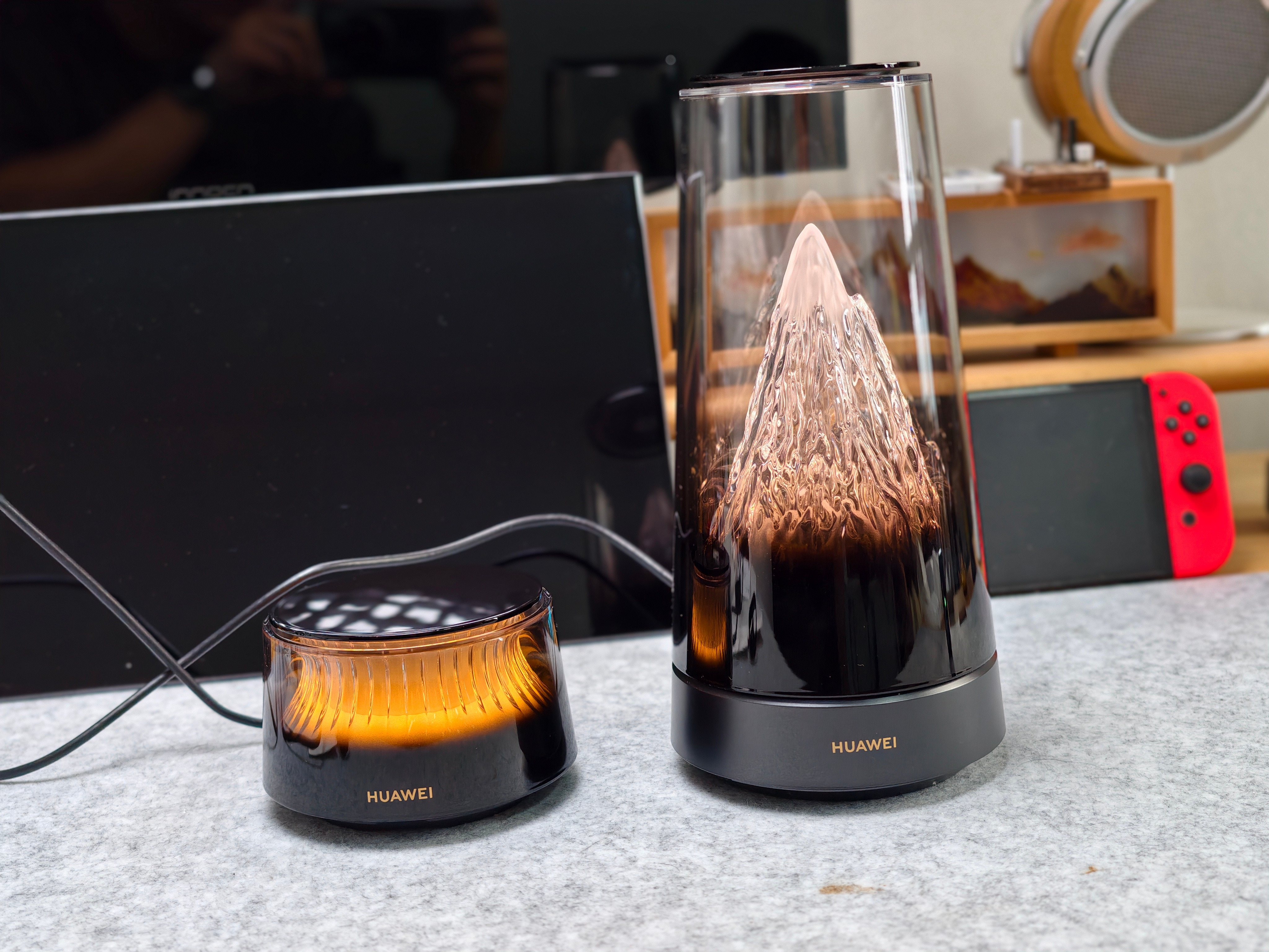 一个路由器做成这样华为真有你的👍摆在家里颜值高啊