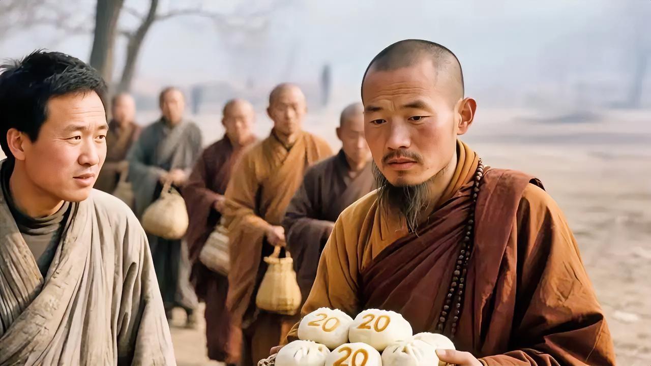 1994年我给了一队来化缘的苦行僧20个馒头，打头的僧人看了看我，说道：今天别人