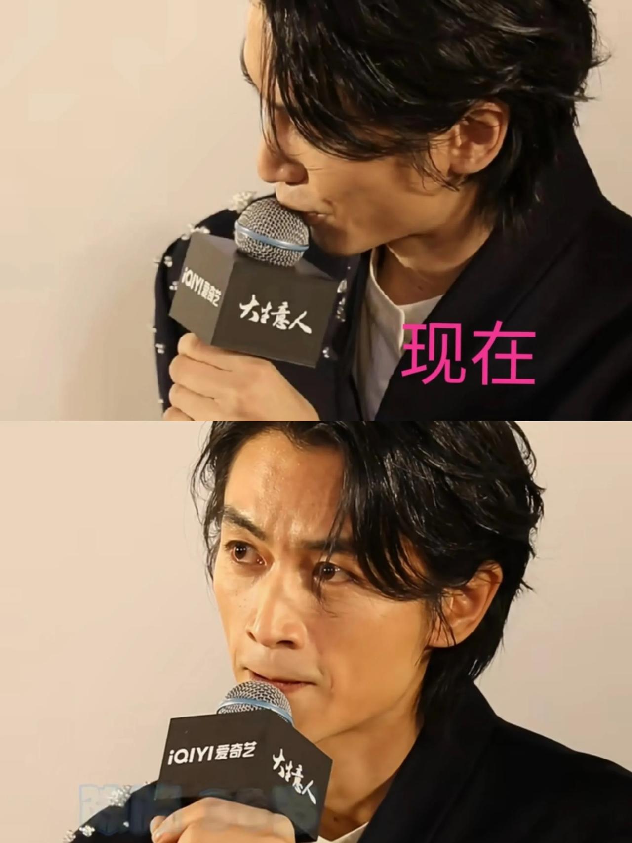 陈晓这状态真不对啊，尤其那眼神，不像是瘦的吧，感觉受内心很受伤了。他说话，一直