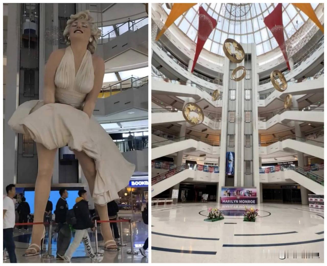 大连那个大梦露雕像，说拆就拆了！就1月11号左右的事儿，商场回应挺含糊，说是“