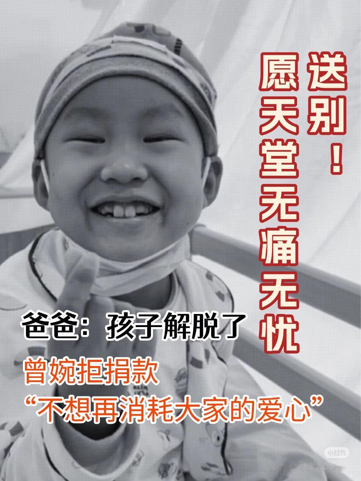 关注豪豪的网友听到这个消息估计心里揪着疼，不是因为治疗失败，而是孩子终于不用再熬