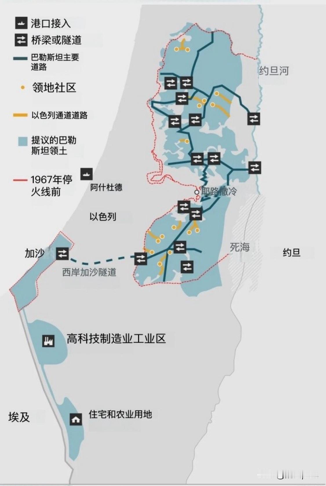 平心而论，巴勒斯坦是时候接受巴以两国方案了，否则越往后条件越差。这是2020年特