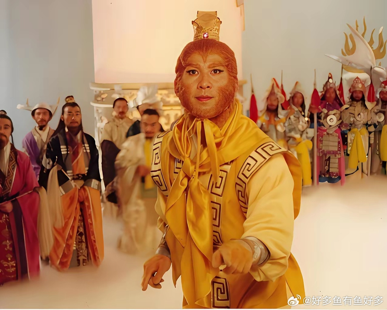 我终于知道，当年的《西游记后传》为什么一遍一遍放鬼畜重复镜头了。不是导演故意水，