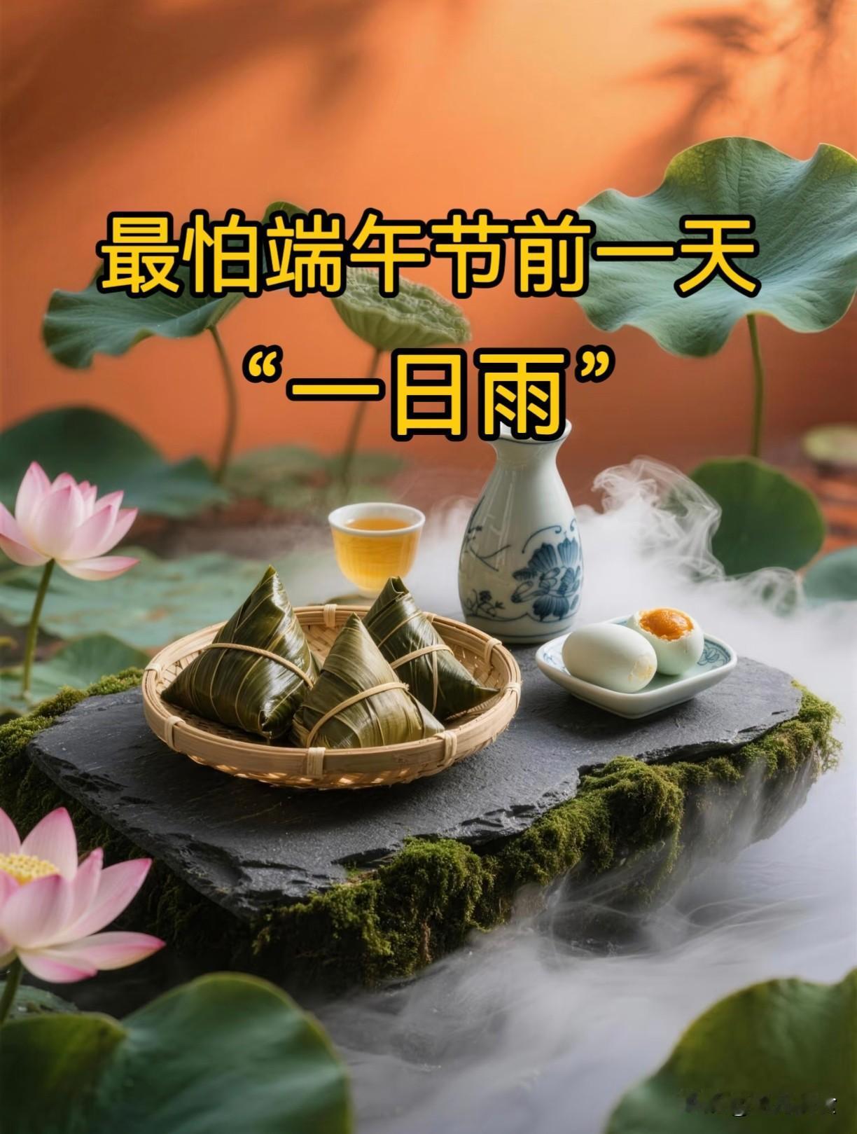 老人说最怕“端午节前一天一日雨”，明天下雨有啥预兆？民间常流传“最怕端午节前一