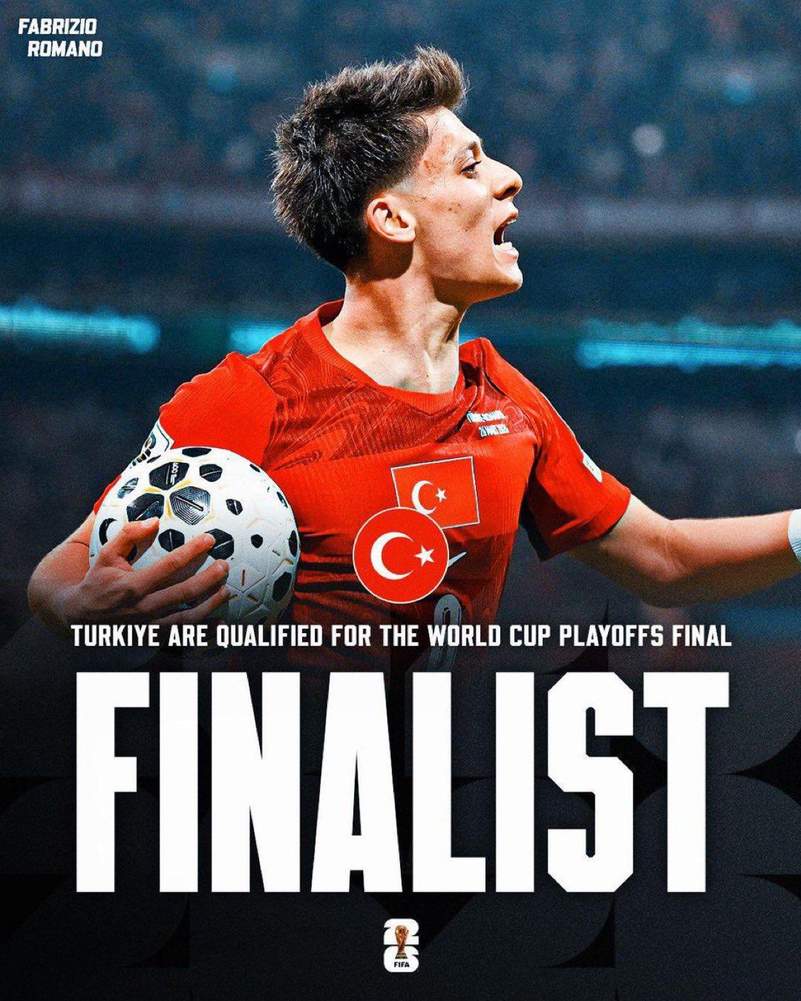 球星的作用无可替代。土耳其1-0击败罗马尼亚，朝着世界杯出线仅剩最后一步，他们附