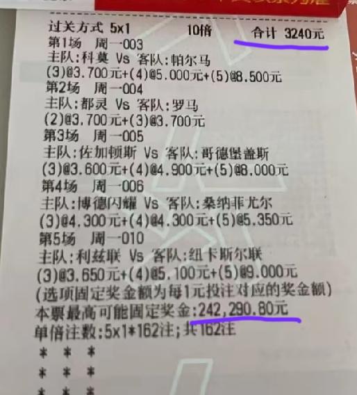 3240块？这样的票晒出来，即便1倍，也要324块，这可是几天的工资啊，反正我是
