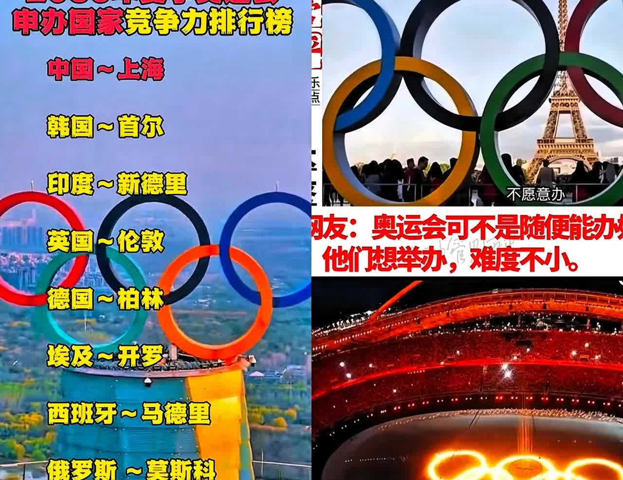 告诉大家一句，千万不要被中国拒绝办奥运骗了！我国之所以不承办2036