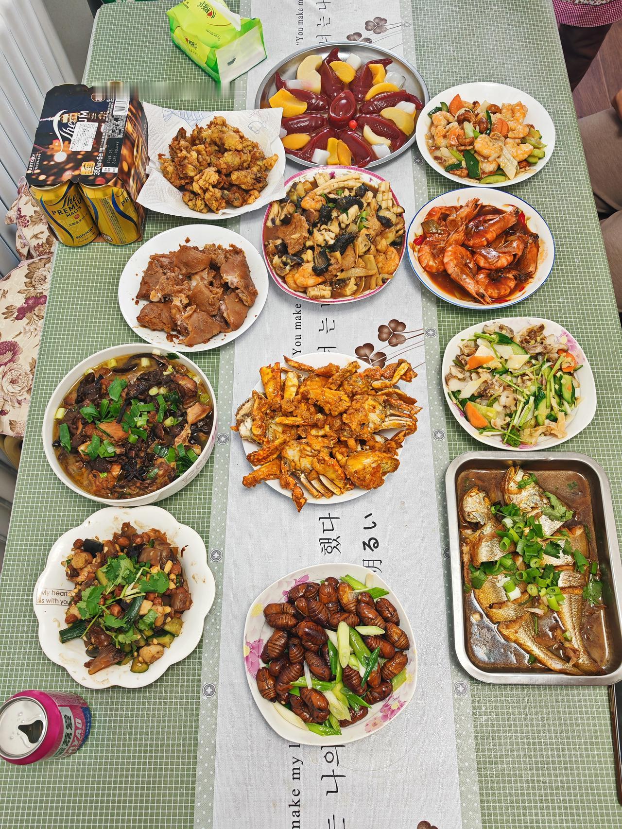 大连家庭节日宴，看看大家馋不馋？