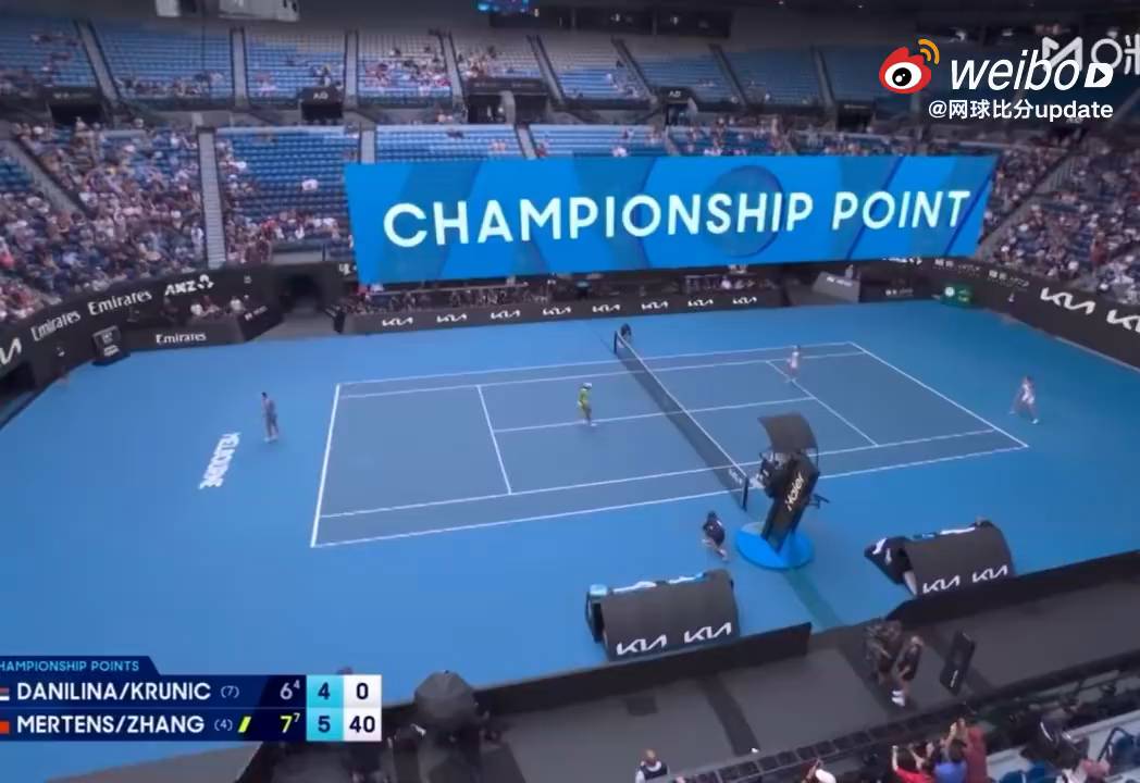 张帅组合勇夺澳网女双冠军 赛点时刻引爆全场