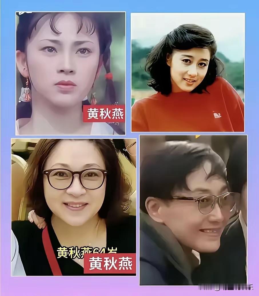 不知道李连杰看到利智和黄秋燕如今的颜值对比照后会不会后悔？年老的黄秋燕珠圆玉润