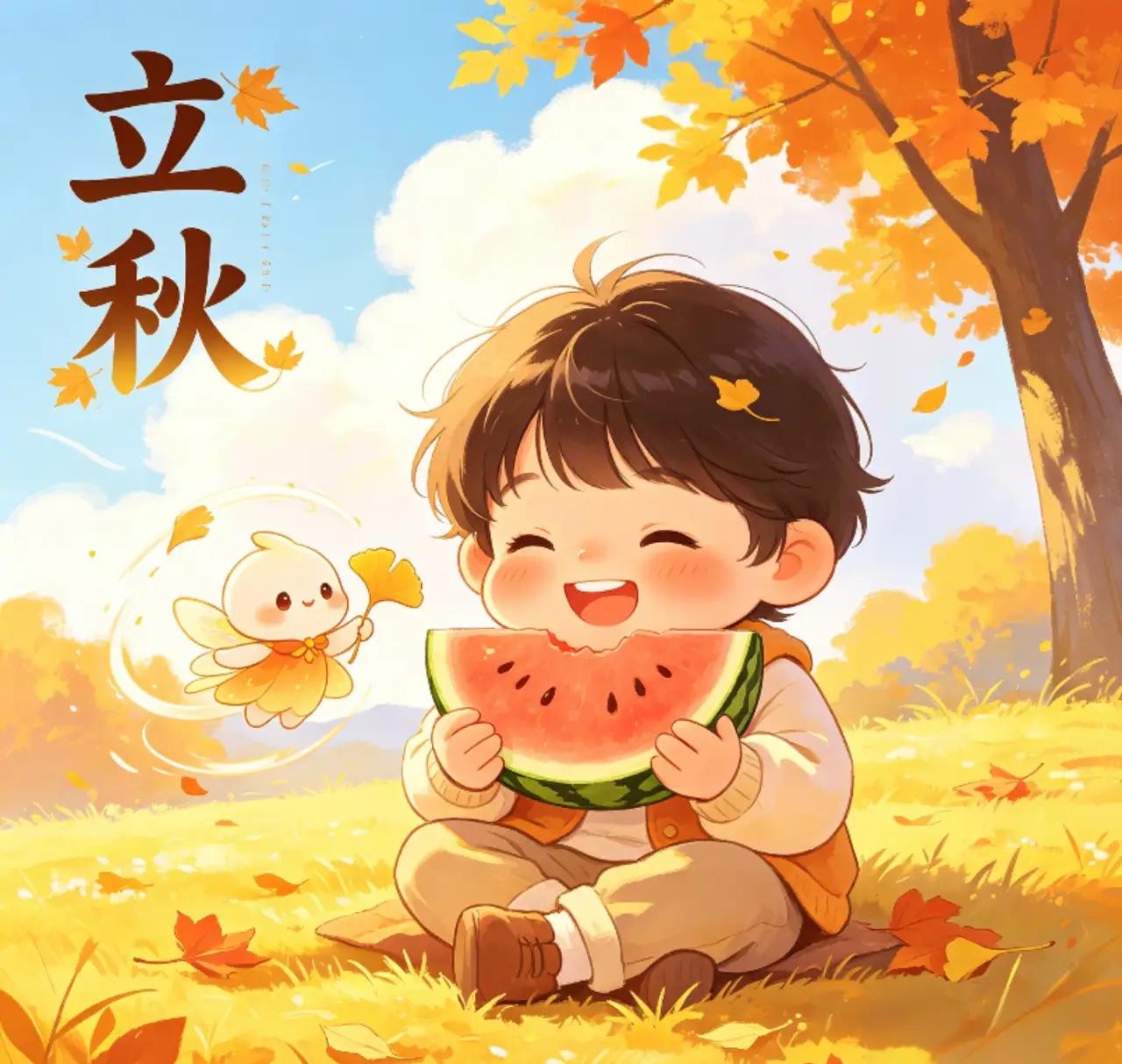 今日立秋。公历8月7日，19点42分交节，今年属于晚立秋。立秋以后，早晚天气
