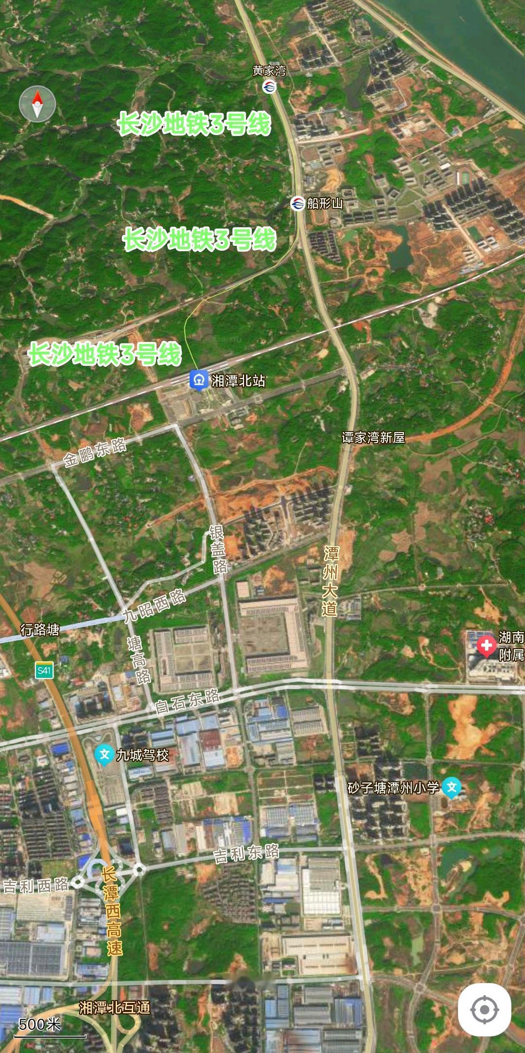 严谨的说湘潭现在是一座有地铁的城市，前些年长沙地铁3号线修到湘潭北站让湘潭成为了