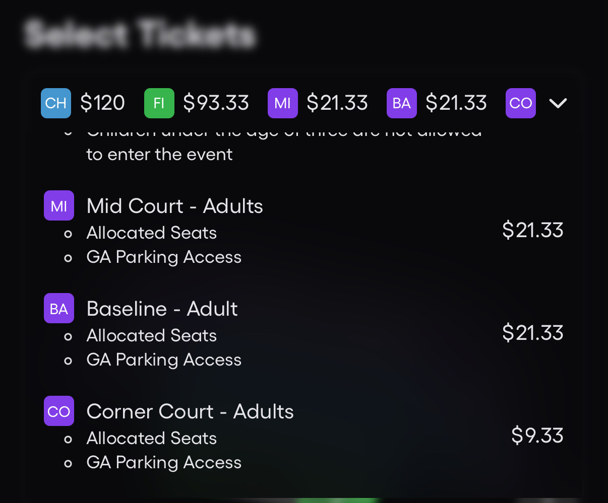 来看看今年WTA年终总决赛的票价,大家觉得如何💰小组赛最便宜9美元(约63人民