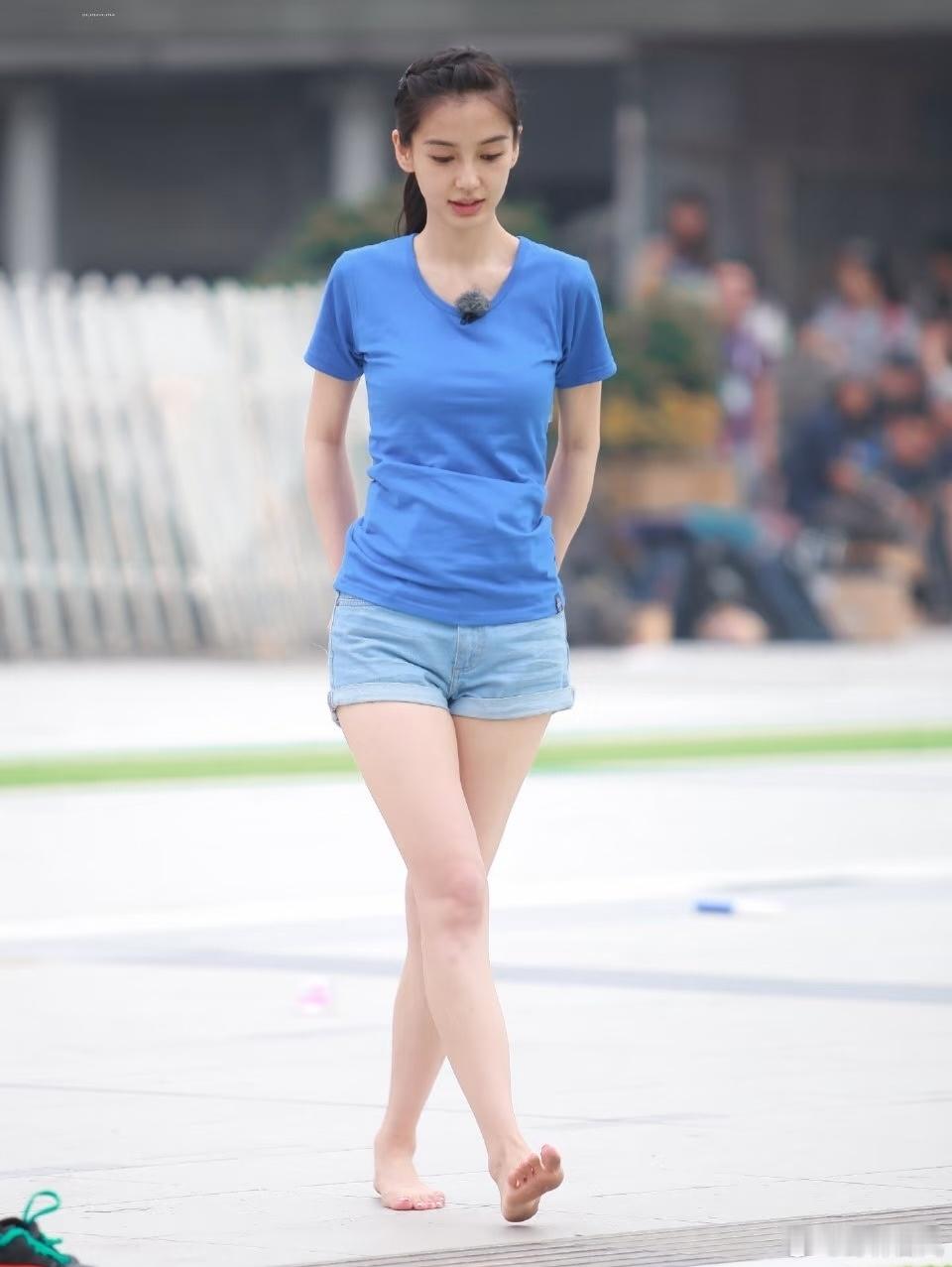 杨颖angelababy跑男时期青春靓丽