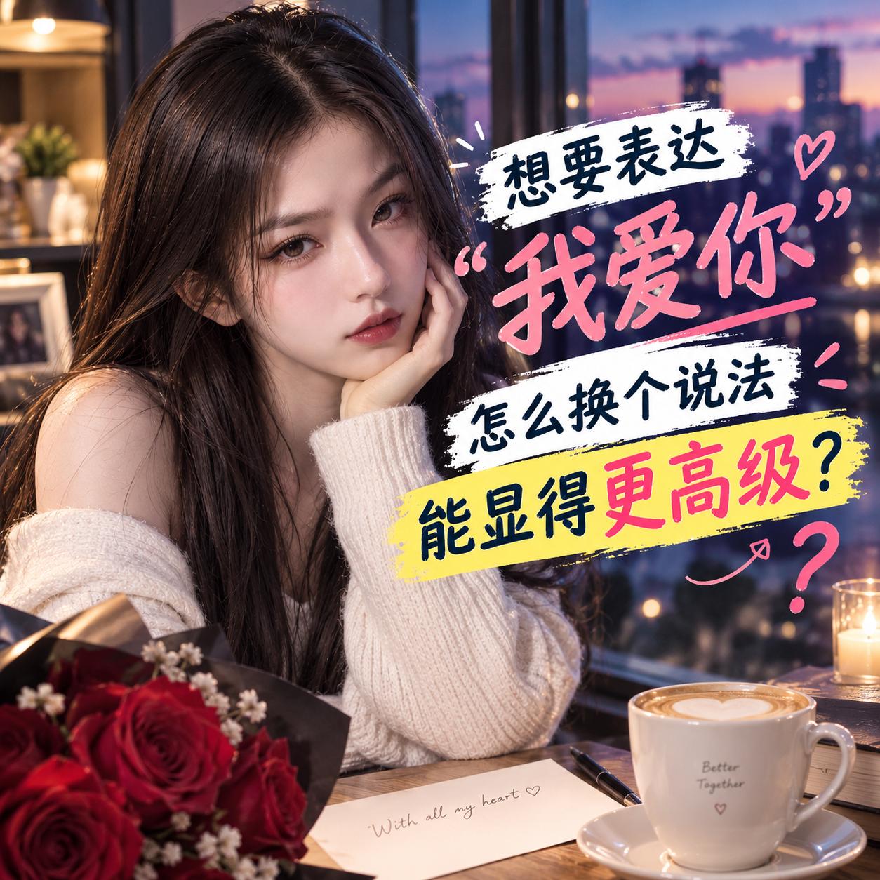 想要表达“我爱你”，怎么换个说法能显得更高级？