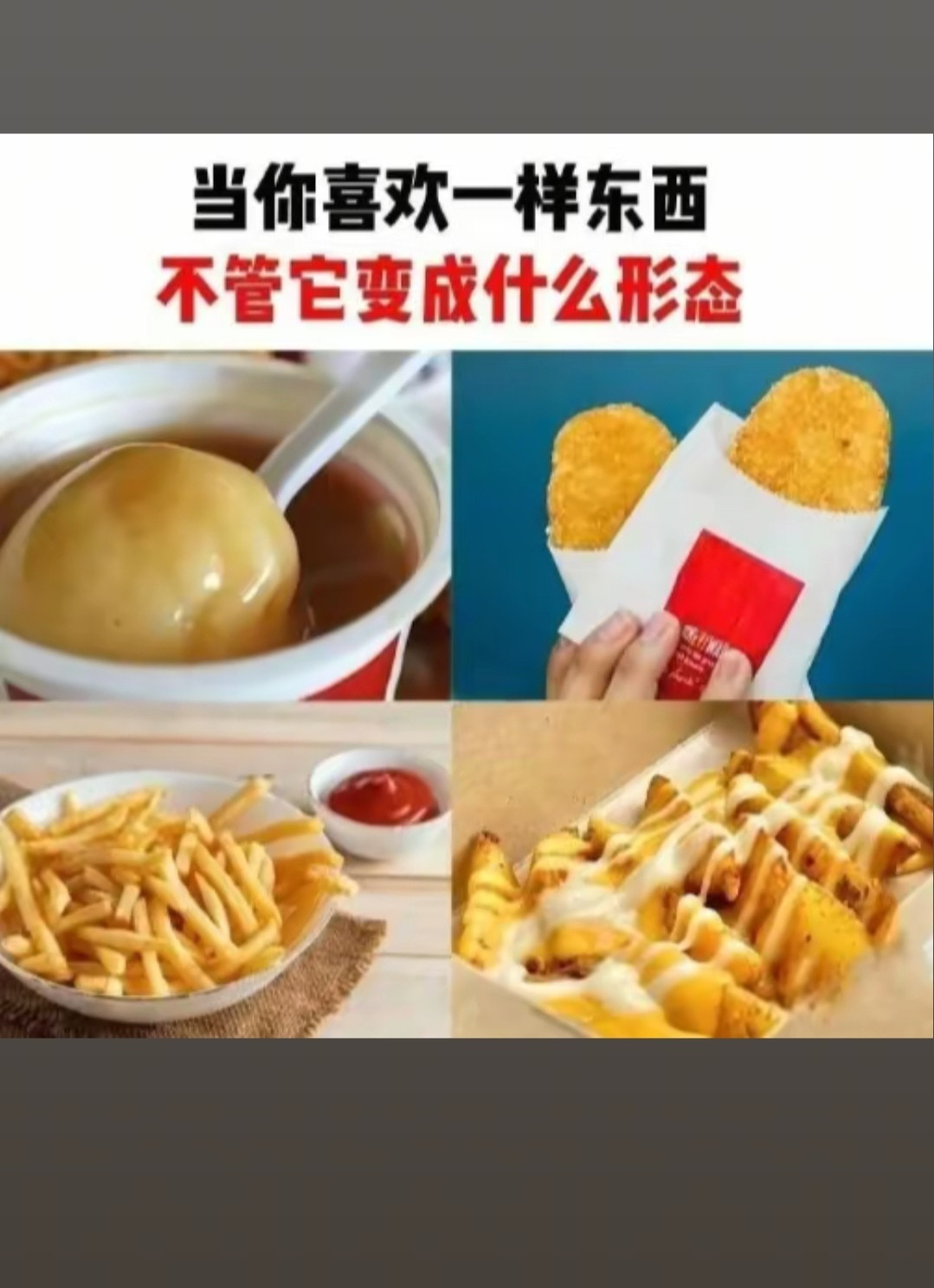 不管它变成什么形态都喜欢