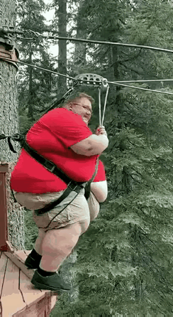 这么胖还玩这个不感觉已经超负荷了吗？[打脸]