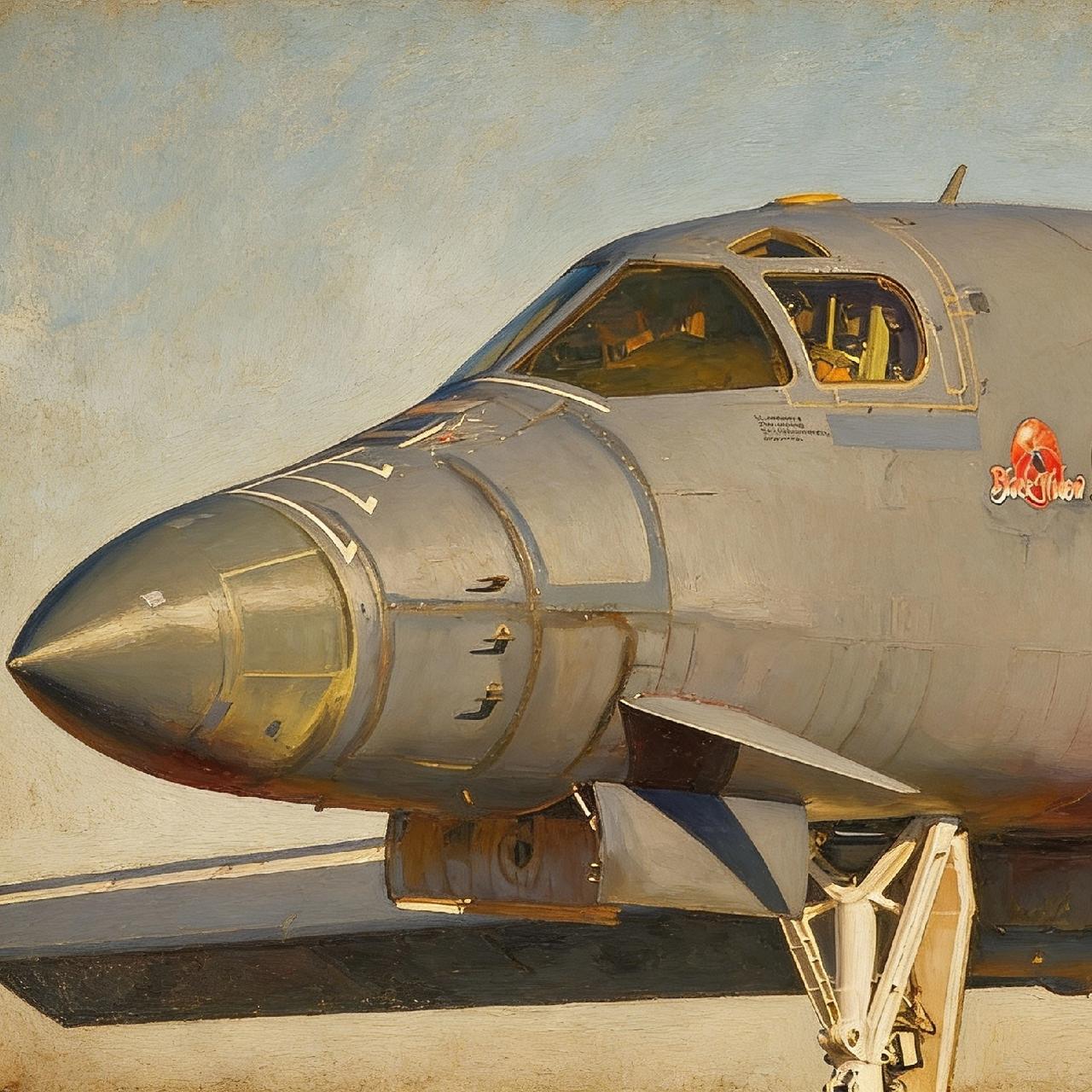 英国皇家空军费尔福德空军基地，当地航空摄影爱好者拍到大批美空军B1B超音速轰炸机