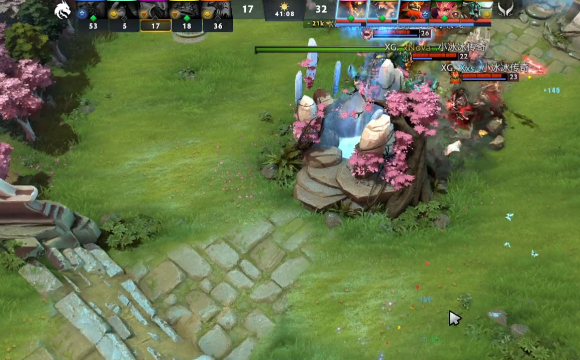 相当漂亮的胜利，XG战胜Spirit获得今天的第二个小分，目前小组战绩来到5-2