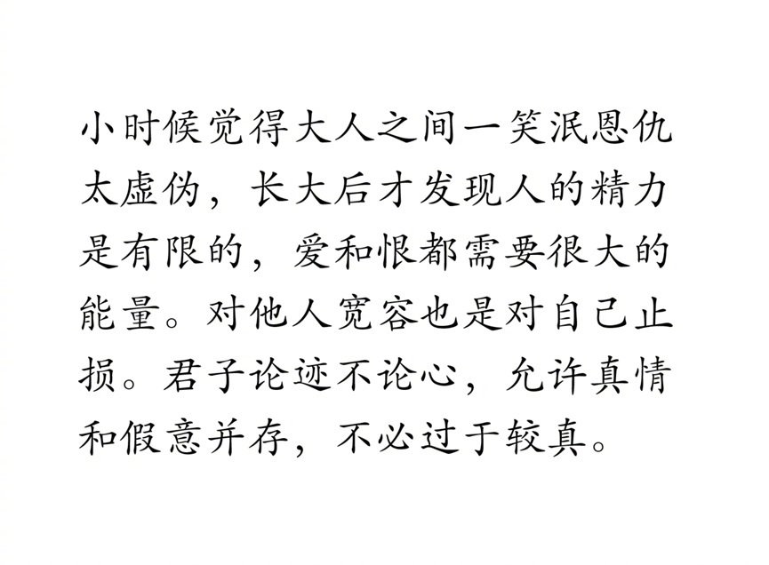 爱与恨都需要巨大的能量。