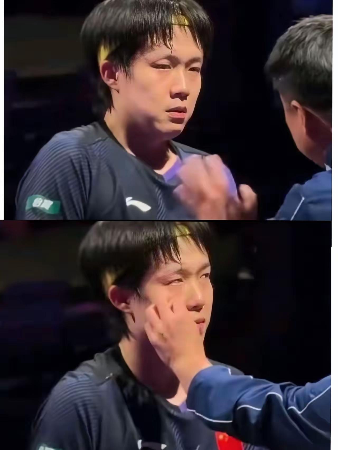 发现了个扎心的事儿！就是昨晚王楚钦输球后自责的好像哭了，像个犯错的孩子一样！