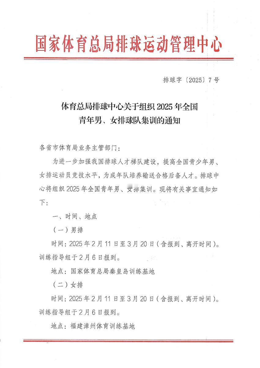 排协发布青年队集训通知，面向07年出生后U18球员。这届联赛让U20的球员参加B