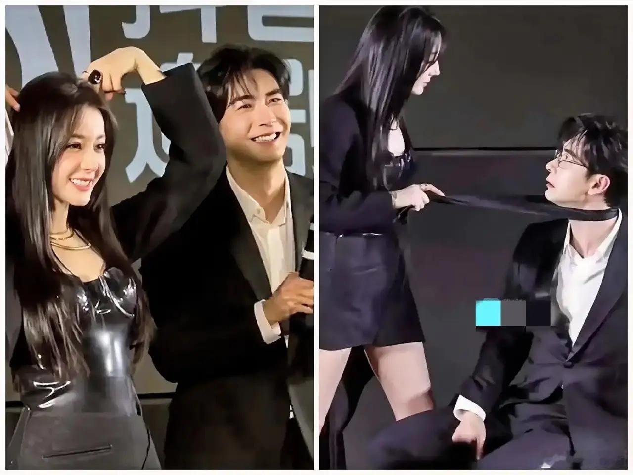 这两人的剧宣真是尴尬死了！一个拼命套近乎，一个拼命躲闪，就好似迪丽热巴会缠上他似