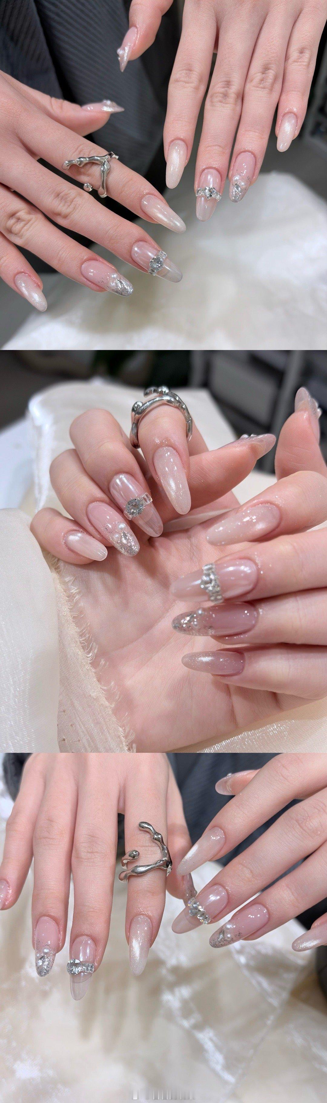 新年战甲已安排快放假啦三个月一晃而过，舍不得上班生活～美甲新年战甲新年美甲已就位