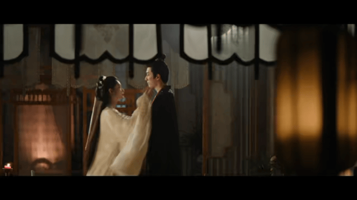 离婚夜做真夫妻看《桃花映江山》预告，沈在野和姜桃花离婚夜的这个吻，比刀还锋利！