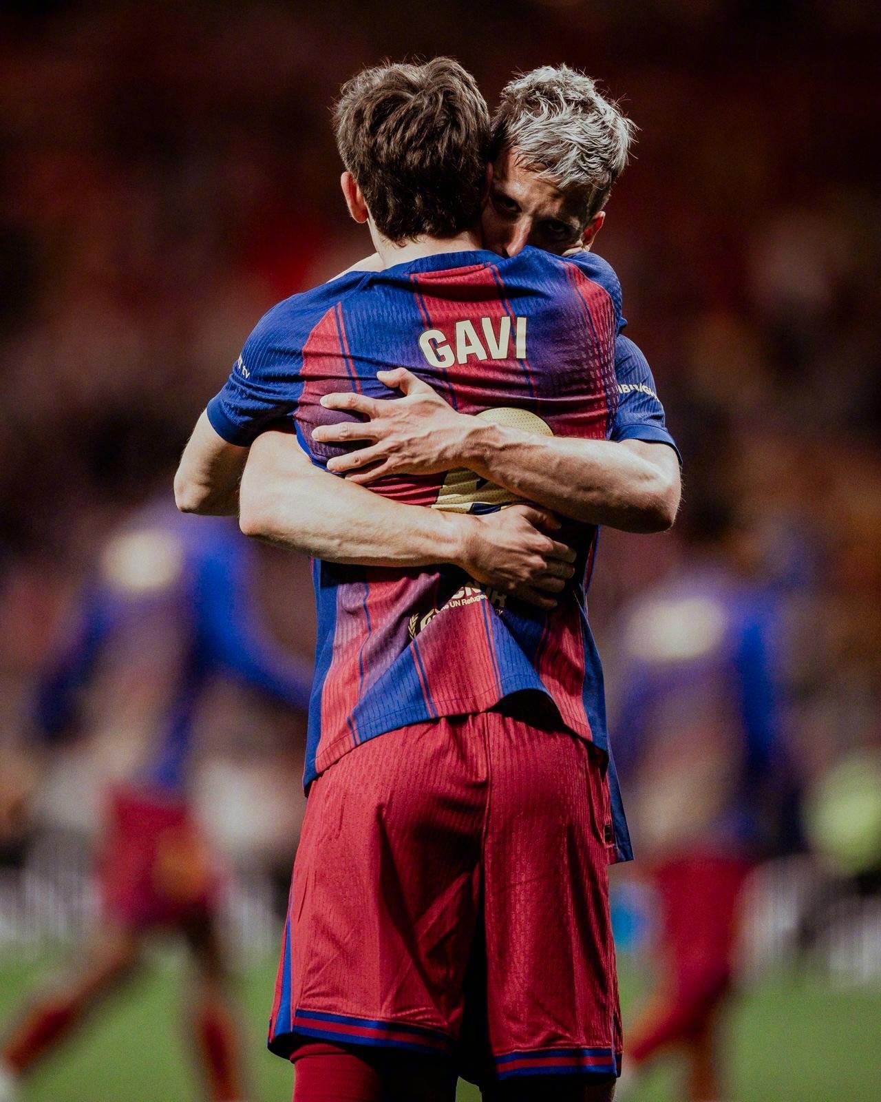 马竞1比2巴萨就这个精神马杀鸡爽！还是大家熟悉的加维💬小猪赛后更新社媒“在客