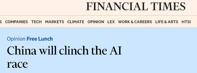 外媒: 中国人, 会笑到最后