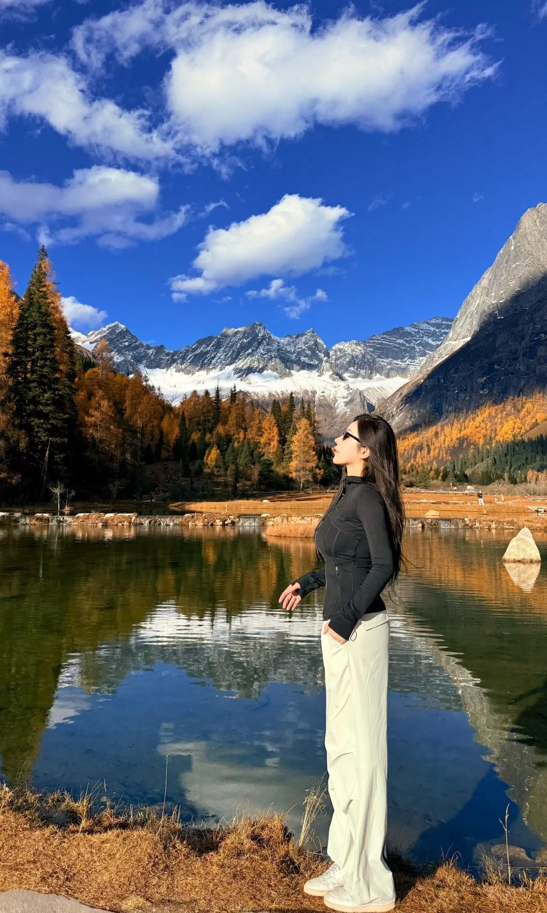 11.6实拍🍂四姑娘山的秋天太美了！