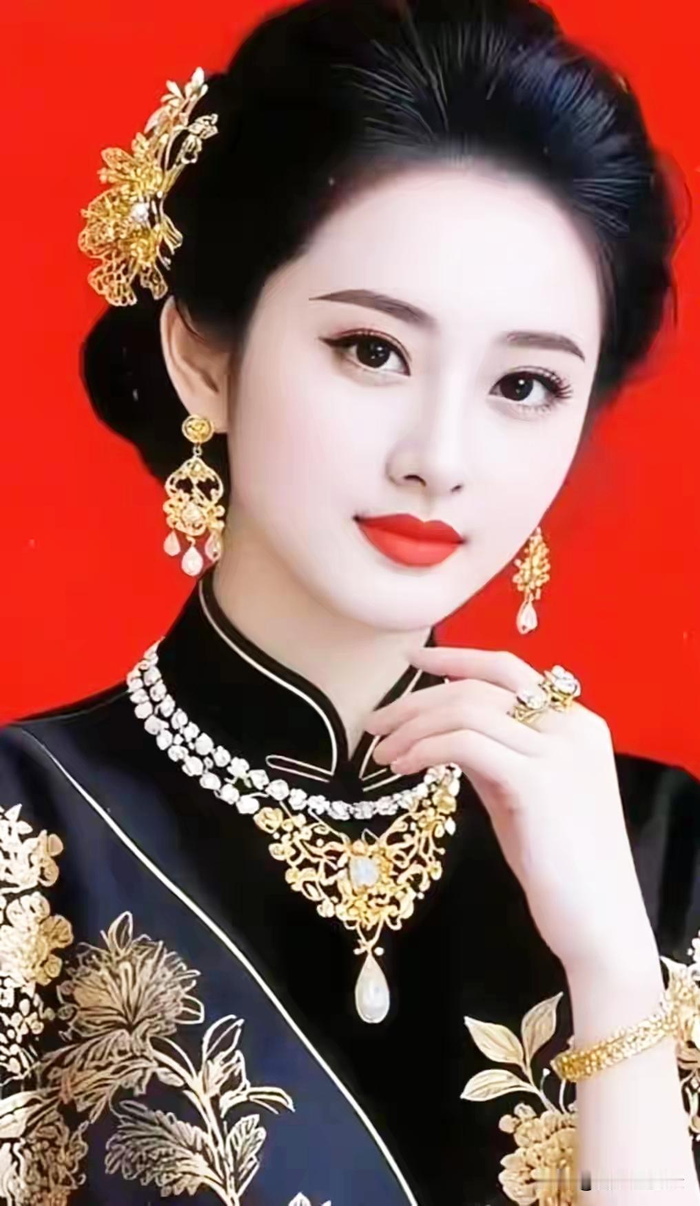 复古宫廷风，华丽珠宝配饰，尽显东方古典美！