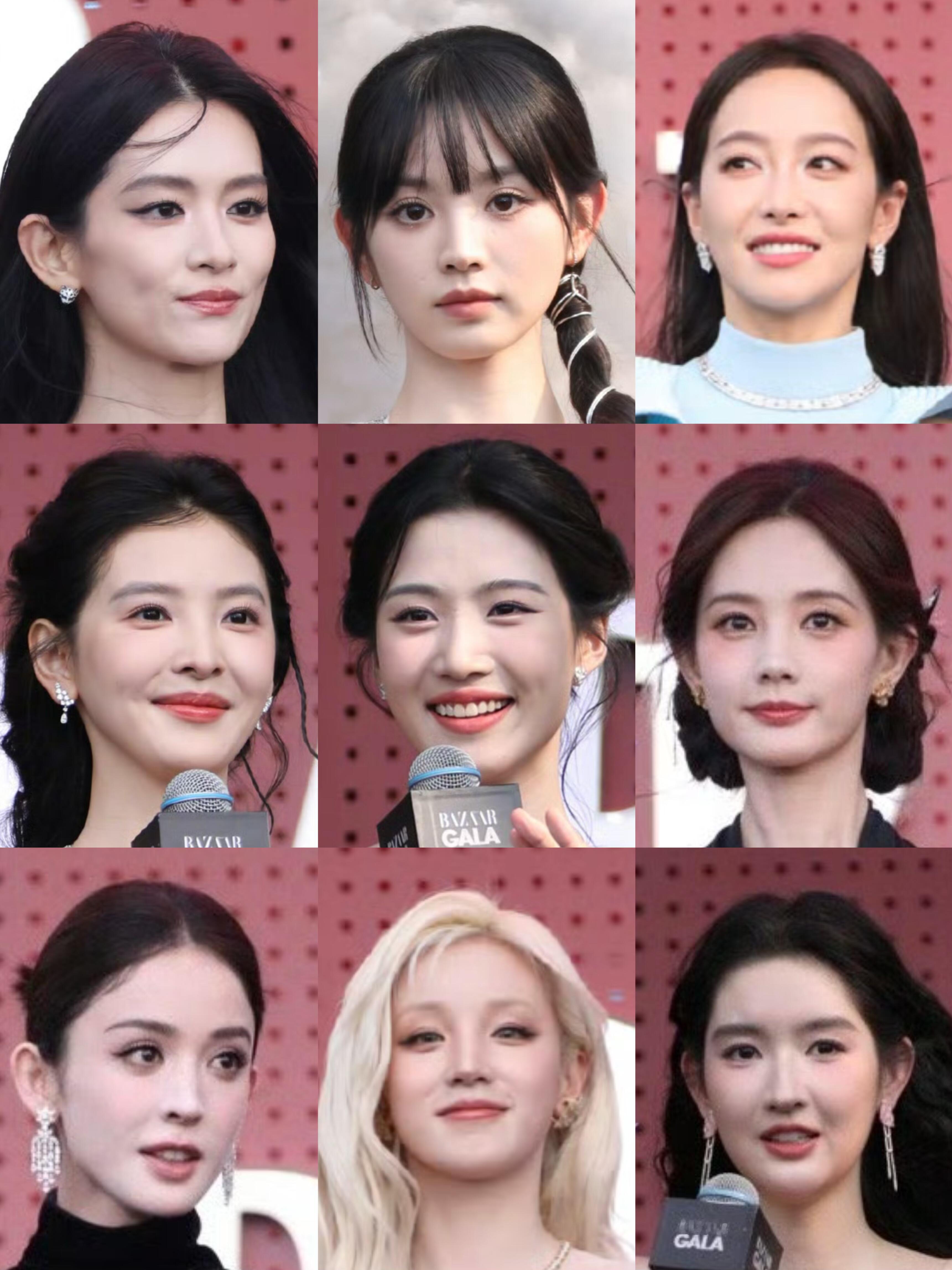 芭莎之夜红毯女明星怼脸生图宋茜、娜扎、田曦薇、李一桐、章若楠、陈昊宇、卢昱晓、宋