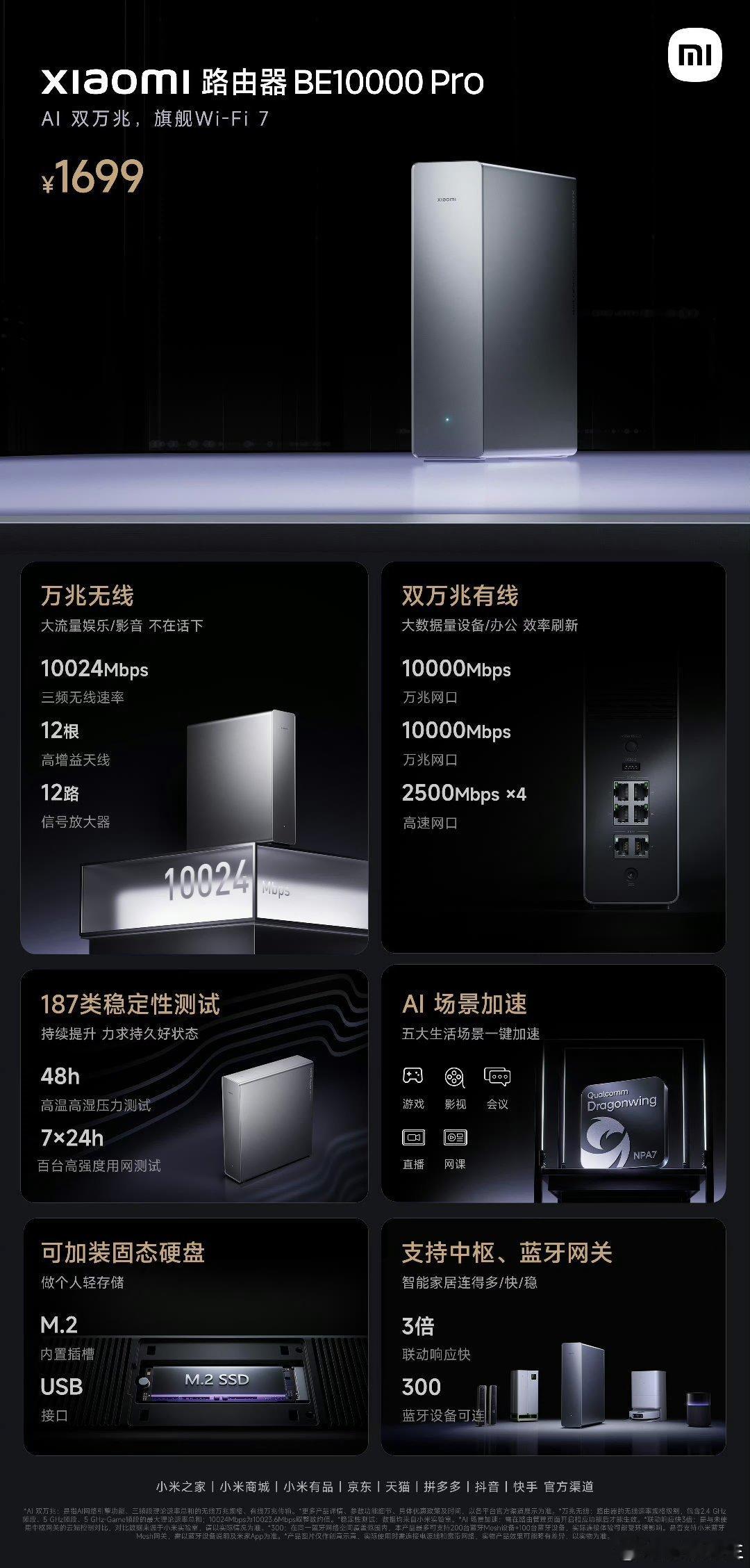 我突然想起个事，小米可不可以把路由器做到音箱里呢？​​​