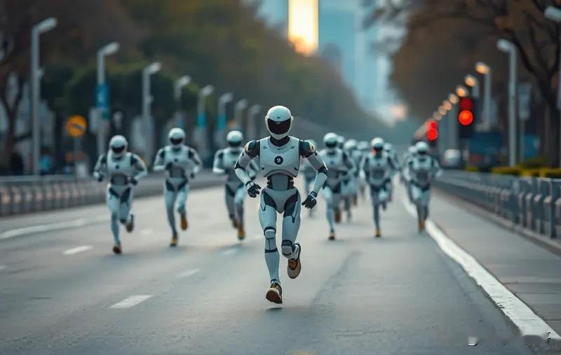 2026亦庄人形机器人半马，荣耀这个不讲武德的，实力演绎(揭露)了，什么叫