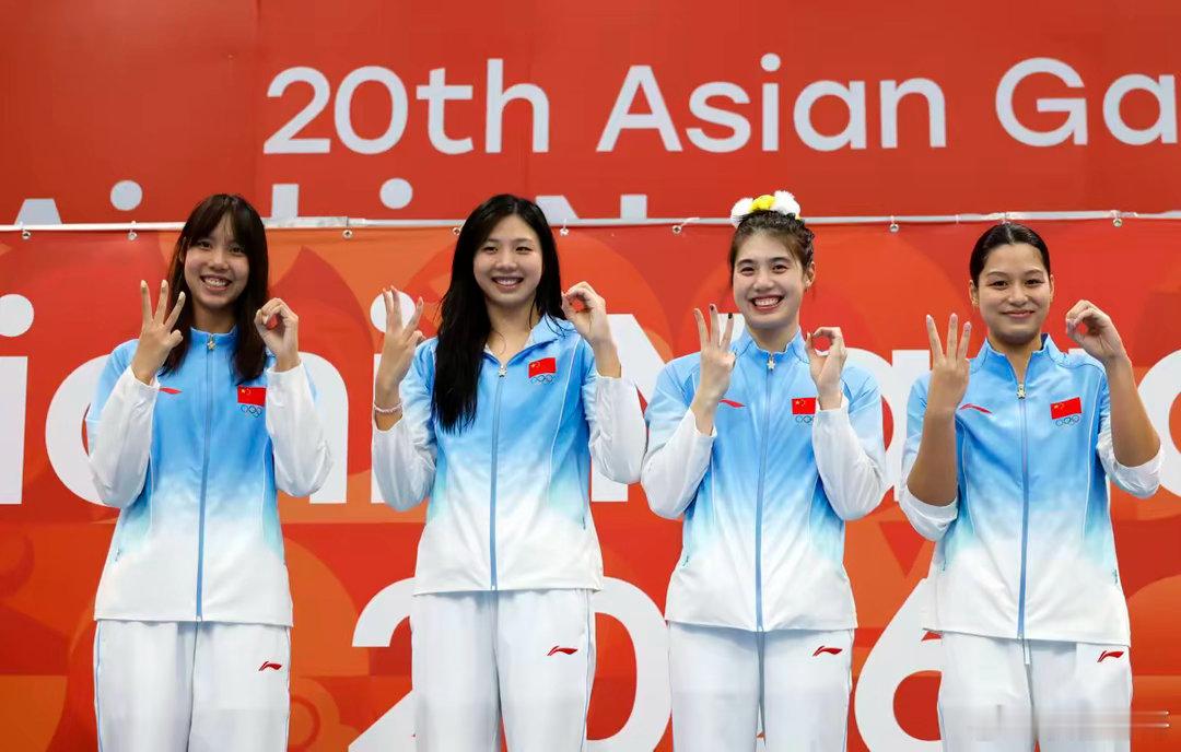 湖北姑娘彭旭玮收获第三金！中国队夺女子4x100米混合泳接力金牌并破赛会纪录极目
