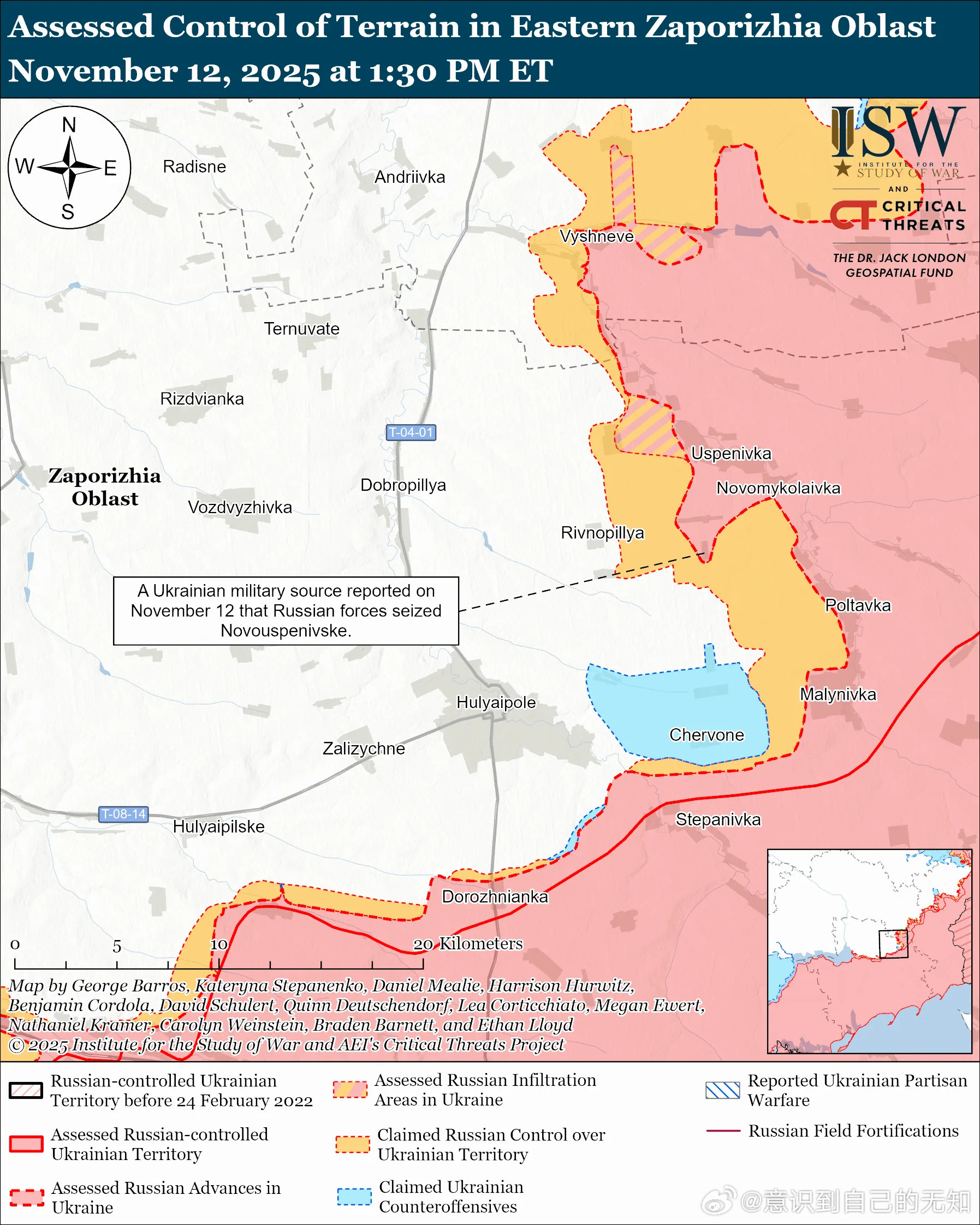 南方轴心俄军目标：守住前线阵地，确保后方免受乌克兰军队袭击，并推进至扎波罗热市的