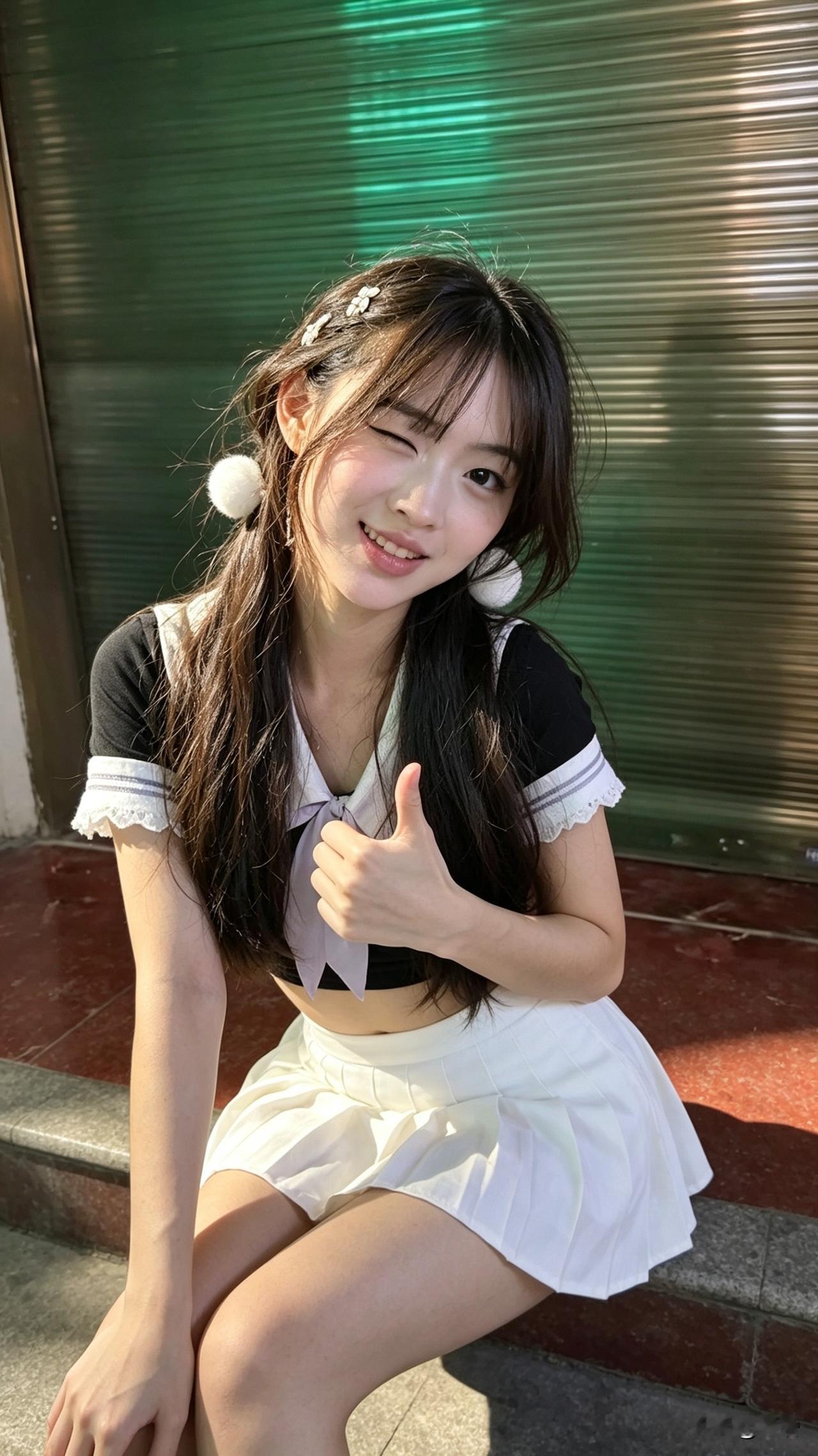吃宵夜，顺便来炸个街什么样的穿搭可以成为气质女神?少女清纯风