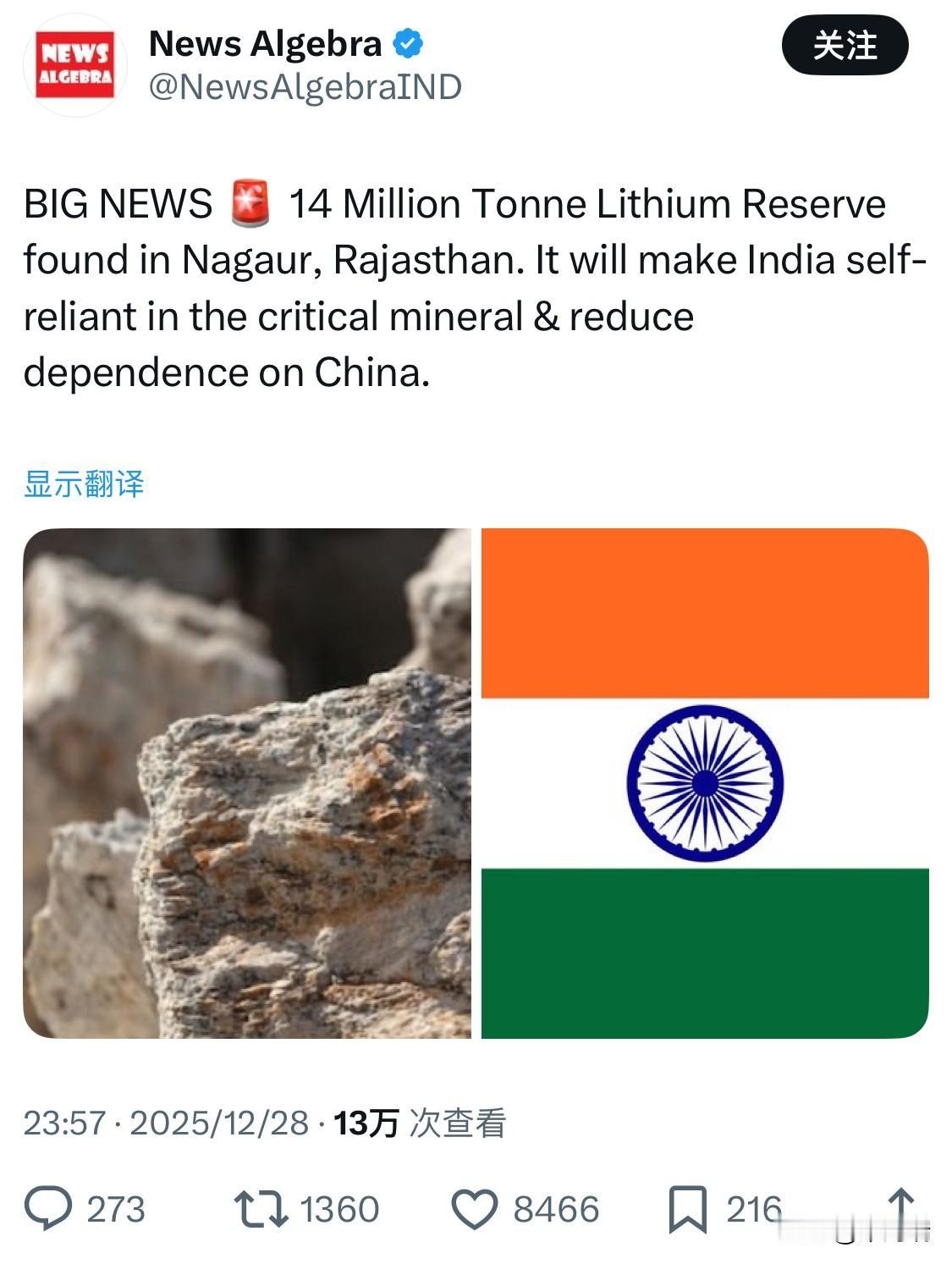 重大新闻：在印度拉贾斯坦邦纳高尔（Nagaur,Rajasthan）发现了14