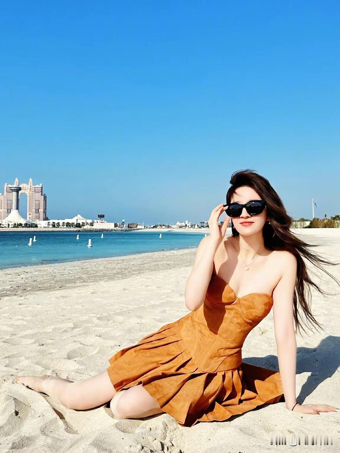 海风沙滩醉美人认识她吗她是谁