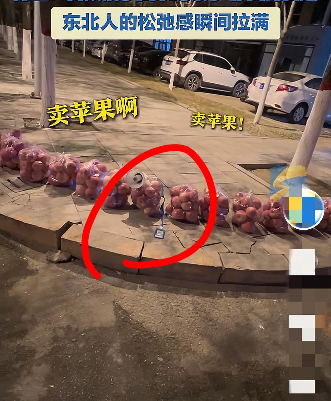 这一定是个00后!网友夜跑偶遇“无人苹果摊”,这不是最好笑的,好笑的是那个喇叭