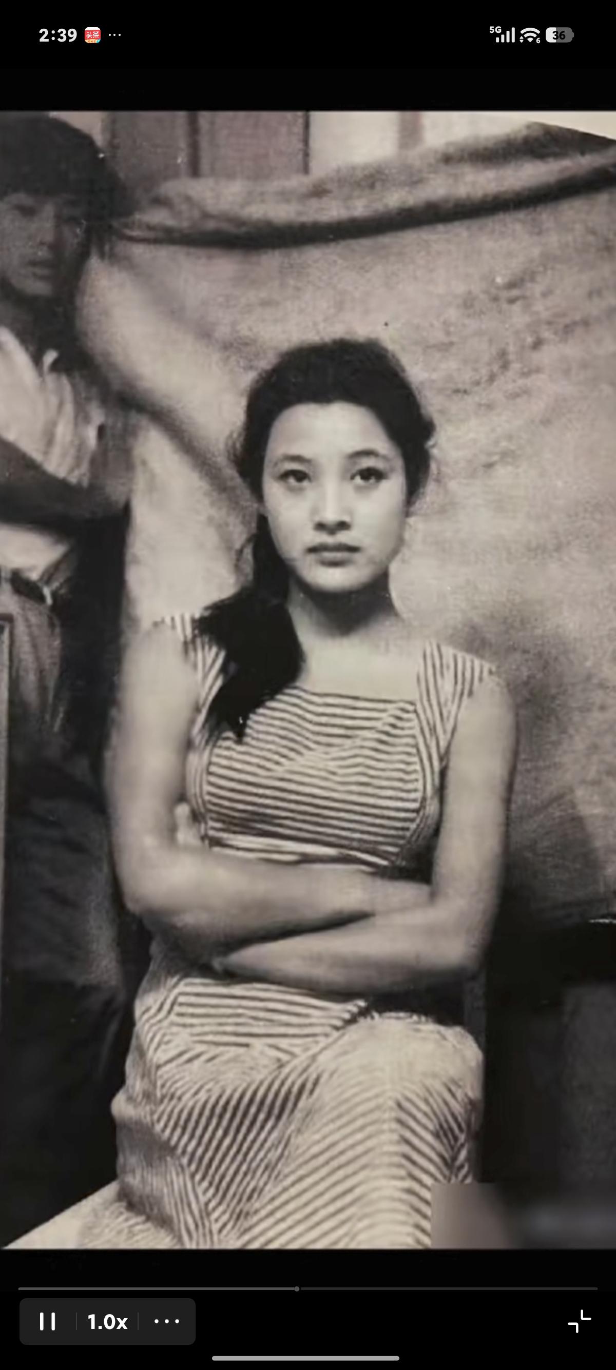 这是陈冲哥哥给妹妹画的一幅画，画的真好啊！