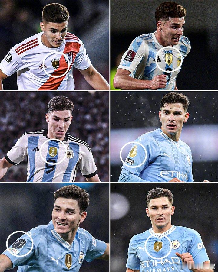 【辉煌成就】马竞前锋阿尔瓦雷斯，史上第一位在23岁之前赢得南美解放者杯冠军，世界