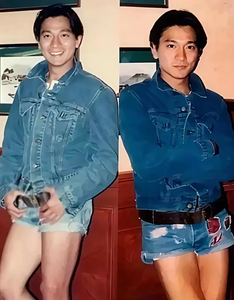 刘德华穿短裤，不冷吗？“