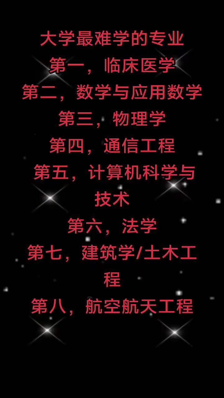 大学最难学的专业。孩子考大学，是他人生中一次重大选择，如果孩子在大学期间不想躺平
