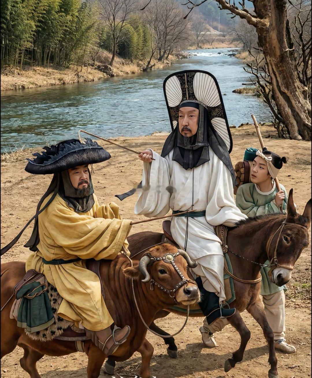 【看看咱老祖宗的帽子有多潮！】现在中外很多设计师，都从古画中找灵感，特别是咱中国